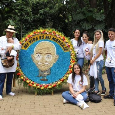 Fundación Mahatma Gandhi Festival de la no violencia tejido pacifico